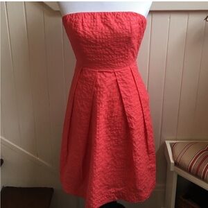 100% cotton J Crew Strapless summer dress